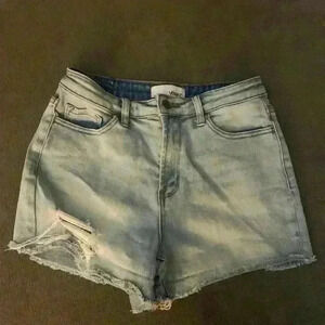 Vervet distressed Light wash Jean Shorts Size M